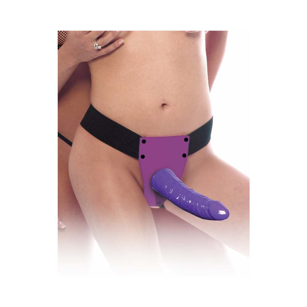 Fetish Fantasy Strap On/W Dildo Purple