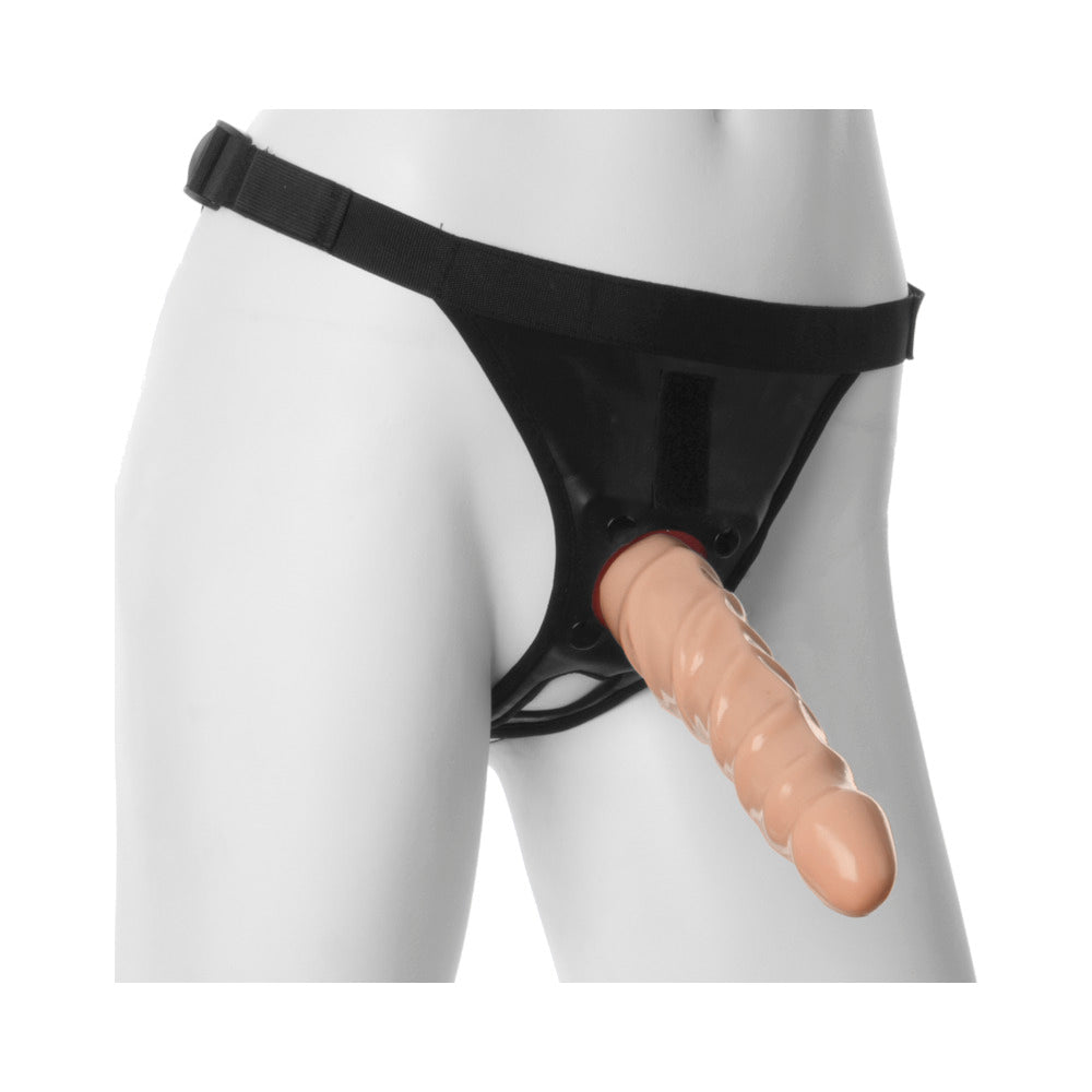 Vac-U-Lock 6" Raging Hard-Ons Dong - Beige