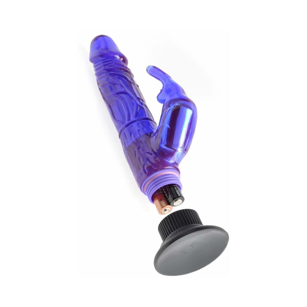 Waterproof Bunny Wall Bangers Purple Vibrator