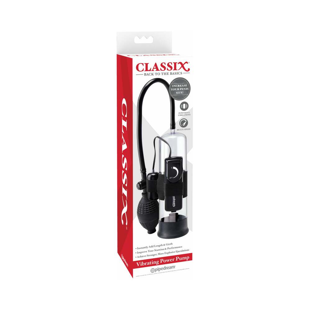 Classix Vibrating Power Pump Black