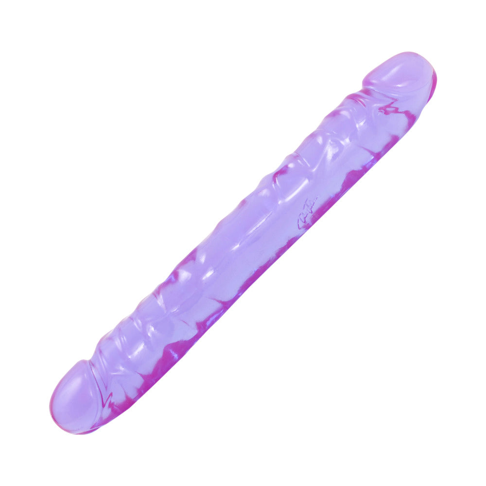 Crystal Jellies Jr Dbl Dong Purple 12