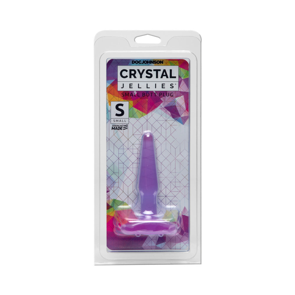 Crystal Jellies Butt Plug Purple Small