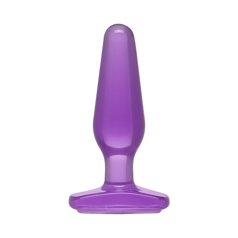 Crystal Jellies Butt Plug Purple Medium