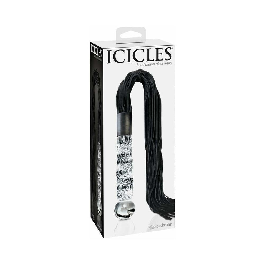 Icicles No 38 Glass Handle Cat O Nine Tails Whip