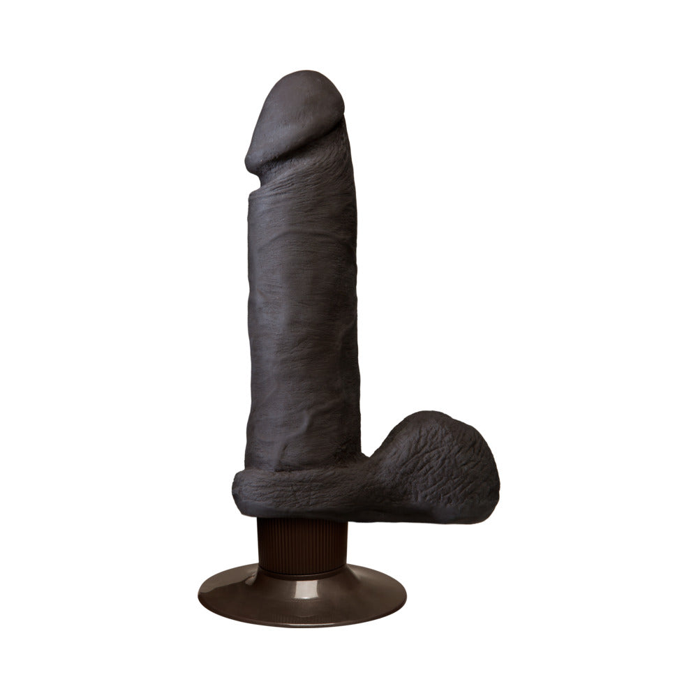 The Vibro Realistic Cock Ur3 Vibrator 6 Inch - Brown