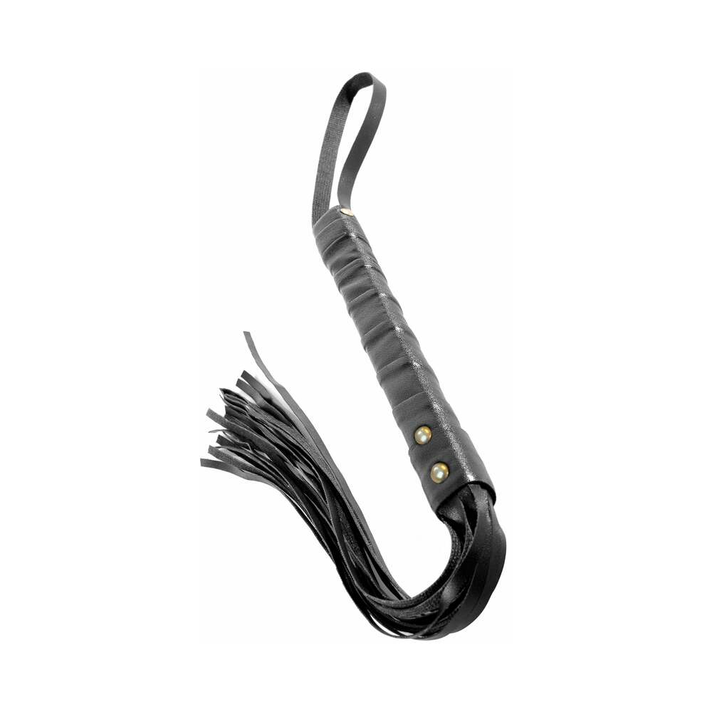 Fetish Fantasy Cat O Nine Tails Leather Black