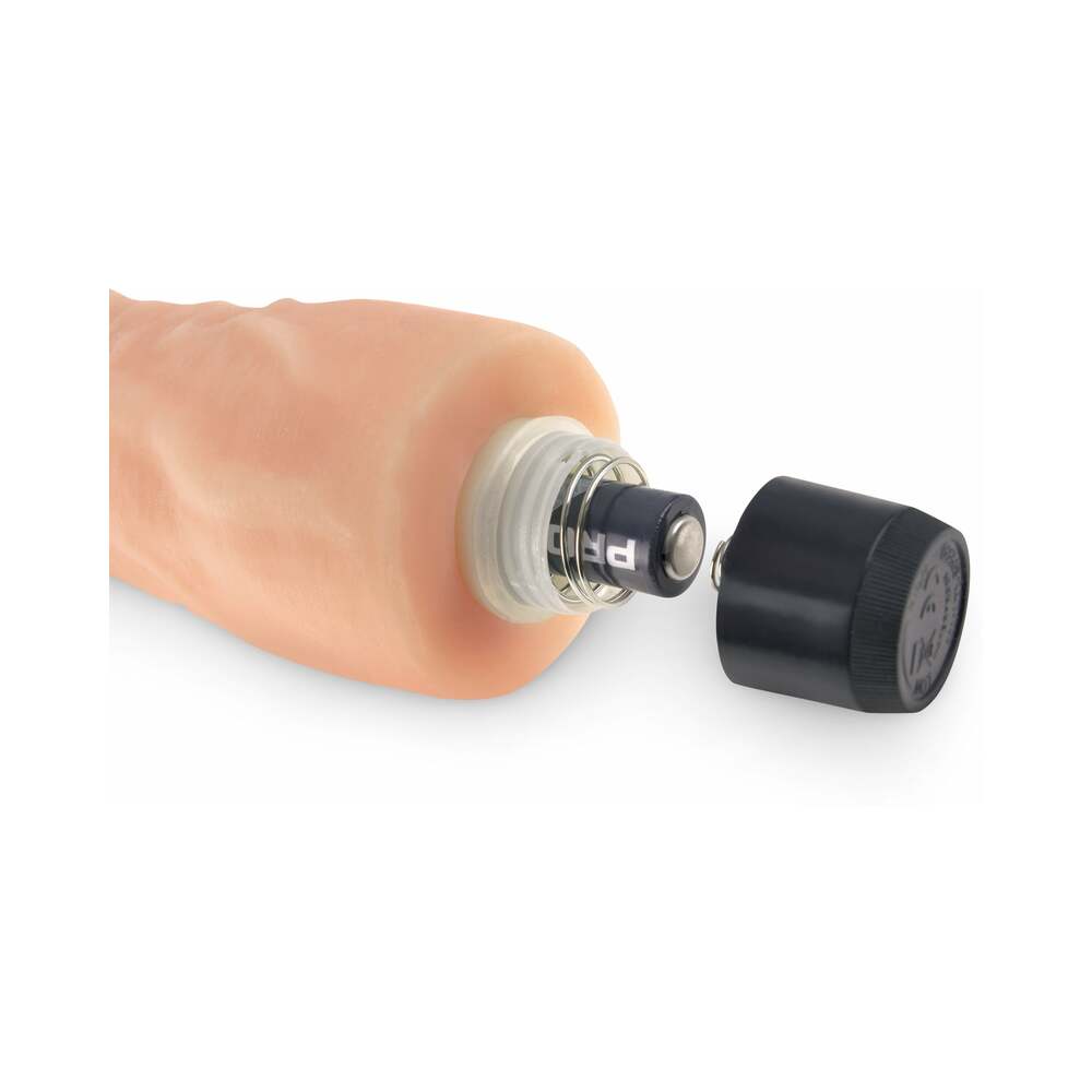 Real Feel No 13 Beige Vibrating Dildo