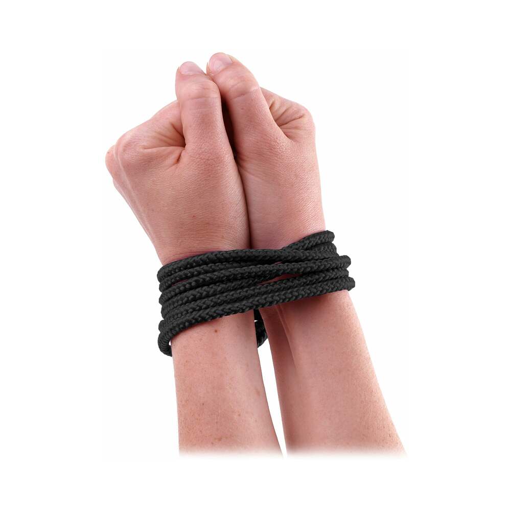 Fetish Fantasy Series Mini Silk Rope - Black