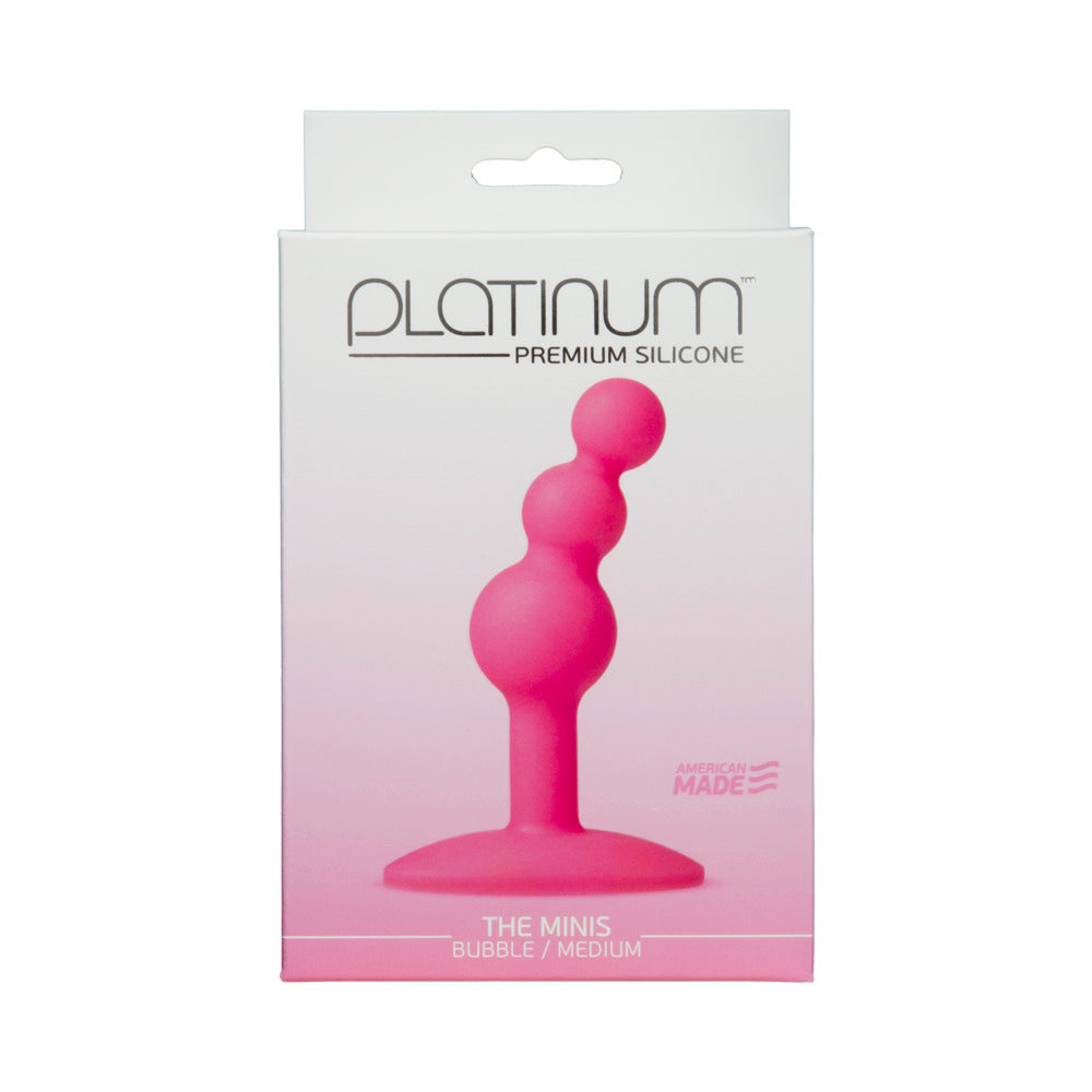 Platinum The Minis Bubble Anal Plug Medium