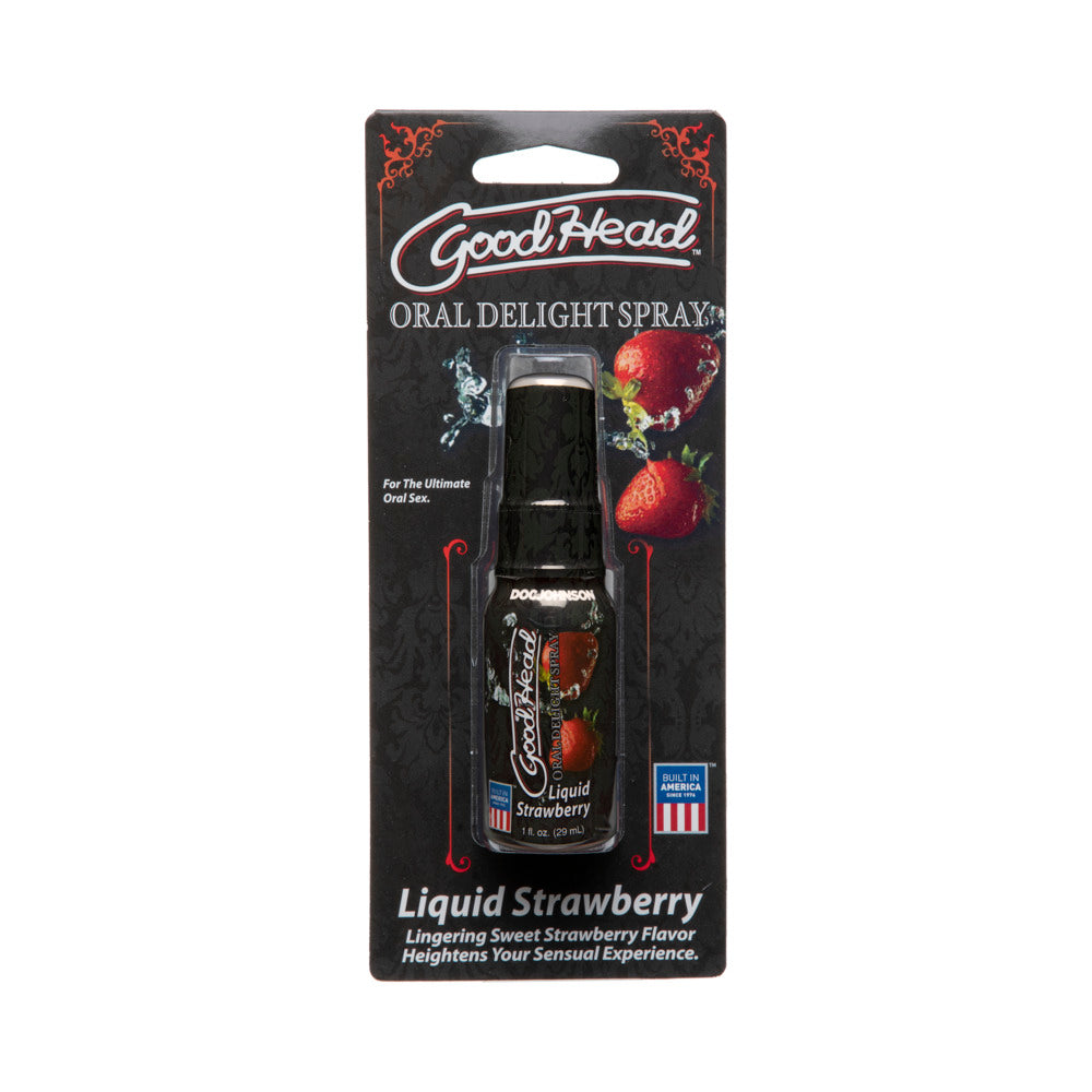 Goodhead Oral Delight Spray Liquid Strawberry 1Oz