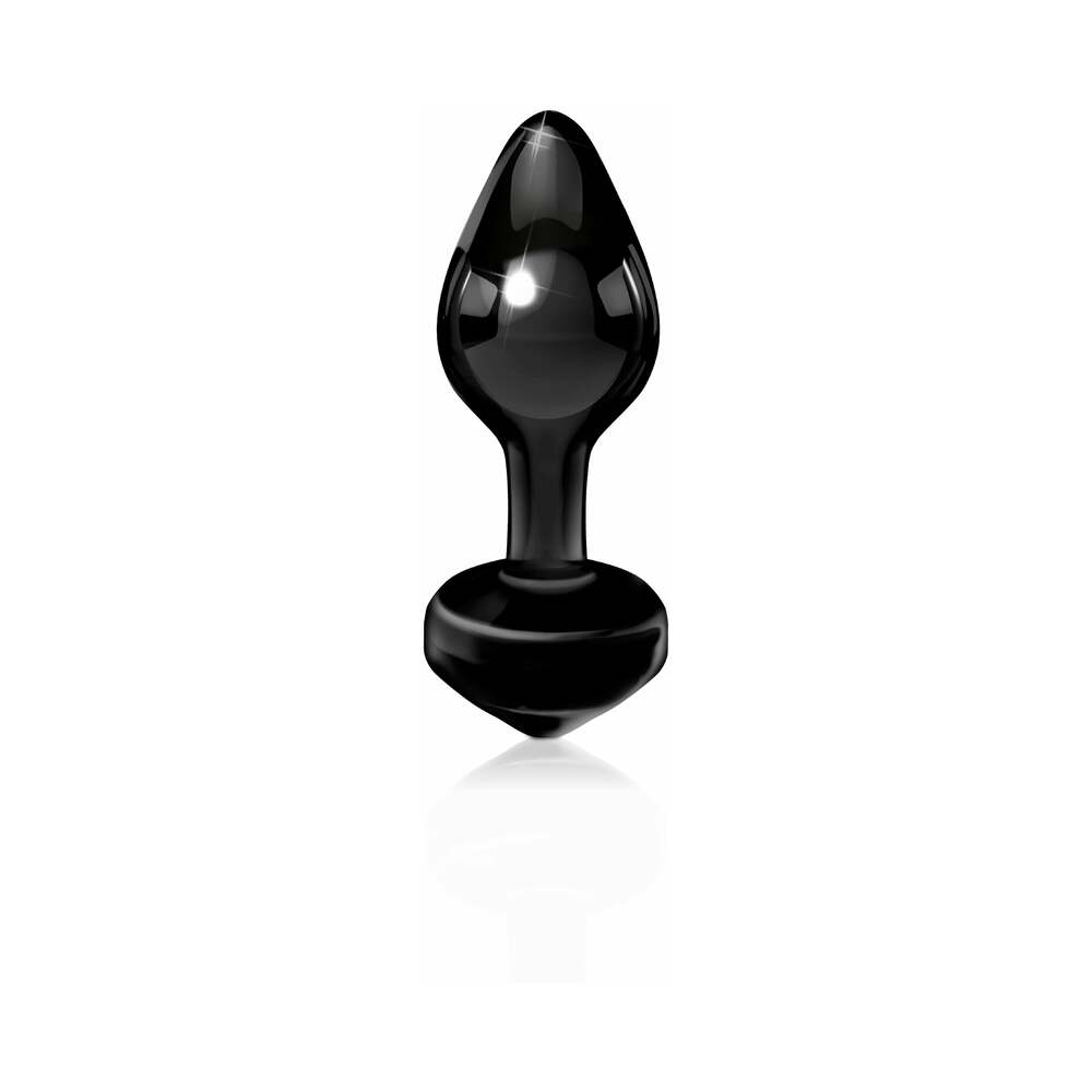 Icicles No. 44 Black Glass Butt Plug