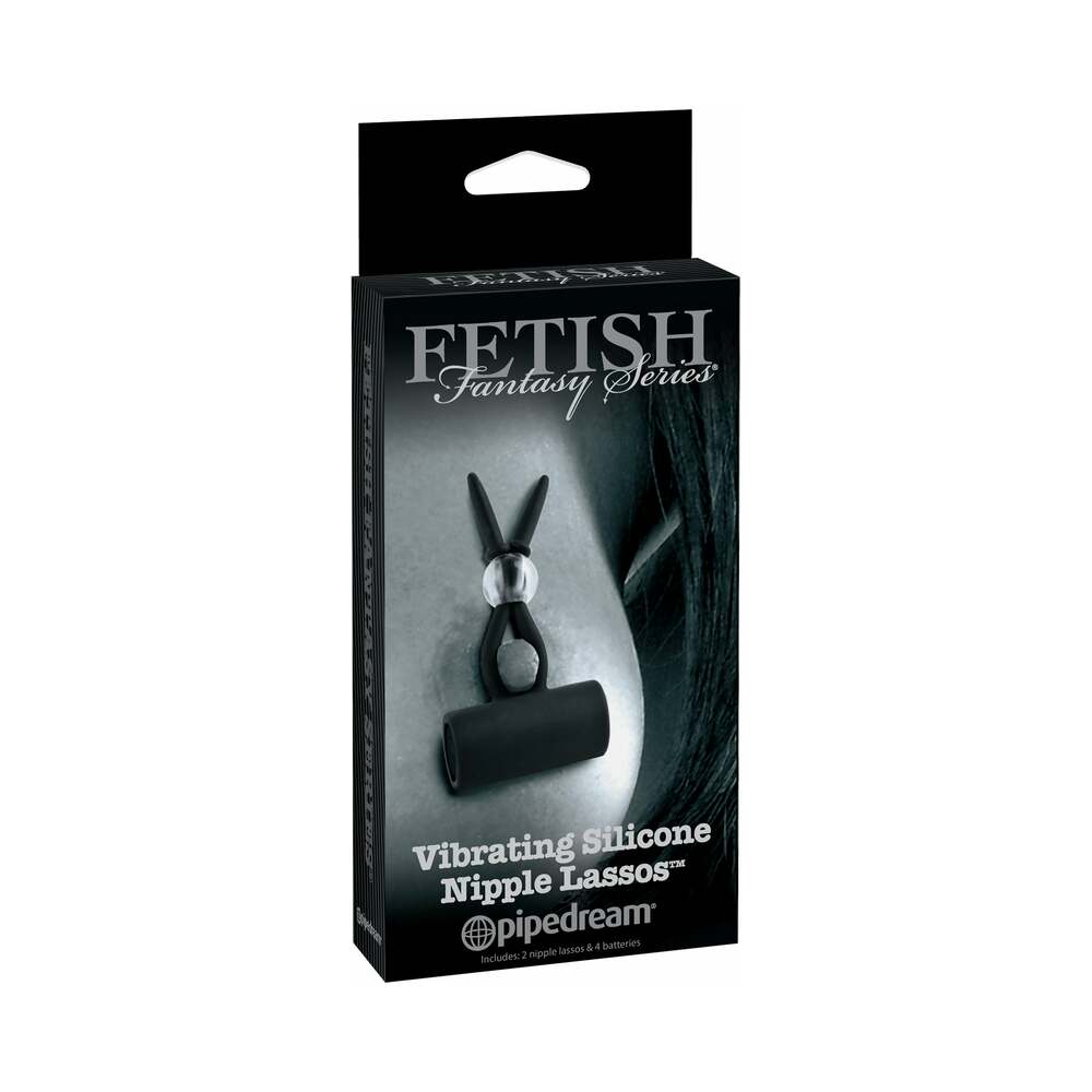 Fetish Fantasy Vibe Silicone Nipple Lassos Black