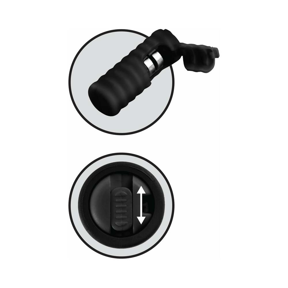 Fetish Fantasy Vibe Silicone Nipple Lassos Black