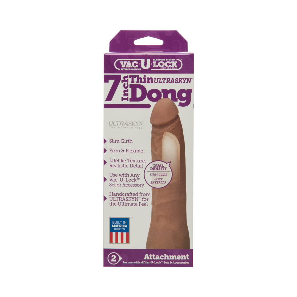 Vac-U-Lock 7 Inches Ultraskyn Thin Dong Attachment