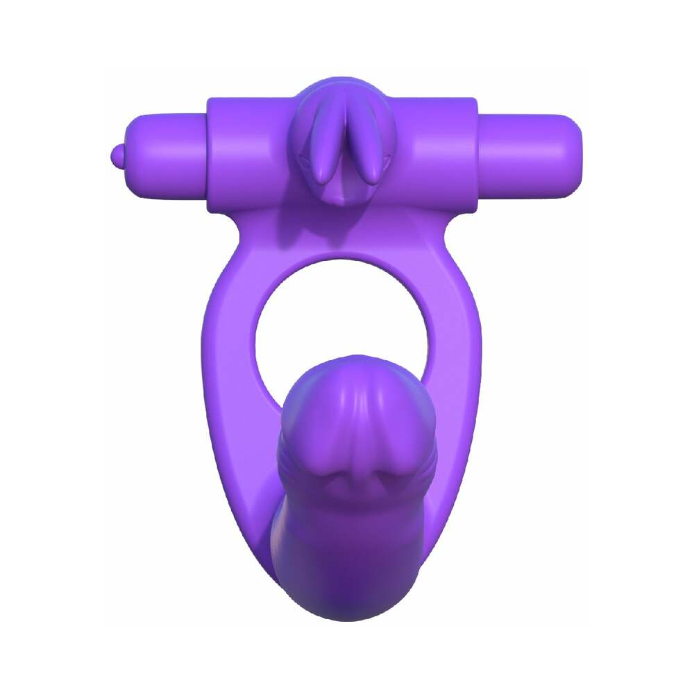 Fcr Silicone Double Pene Rabbit Purple