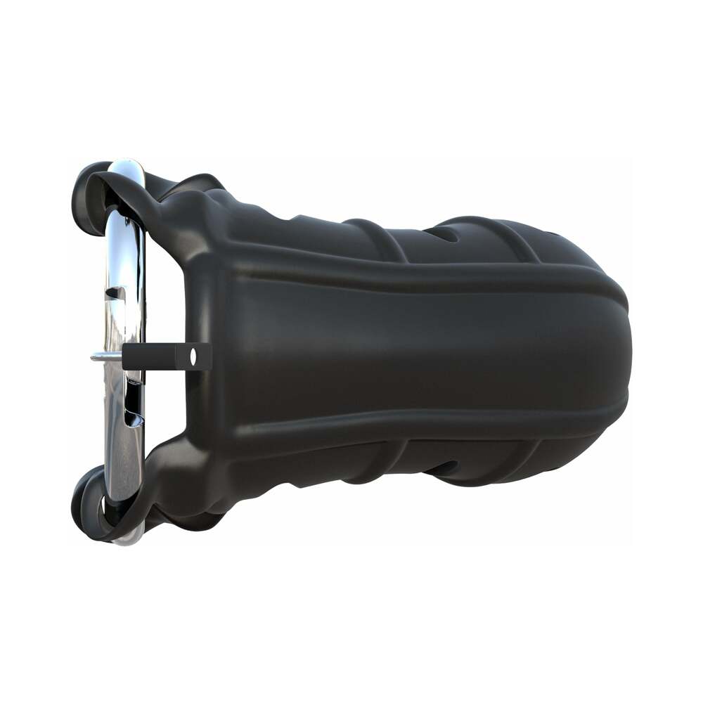 Fcr Hardcore Silicone Cock Block Black