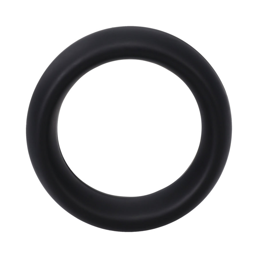 Rock Solid Silicone Black C Ring, Small (1 3/4in) In A Clamshell