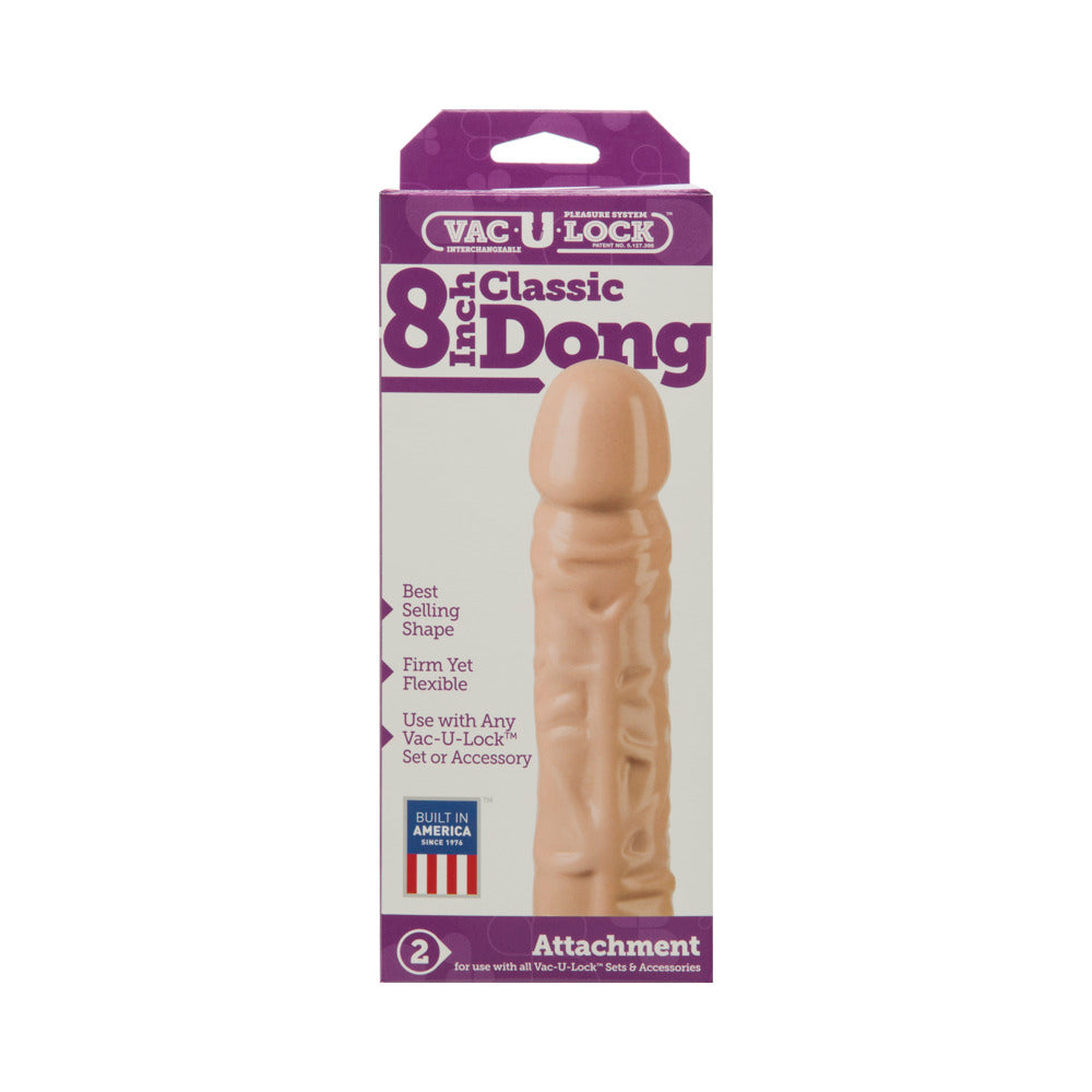 Vac-U-Lock 8" Classic Dong - Beige