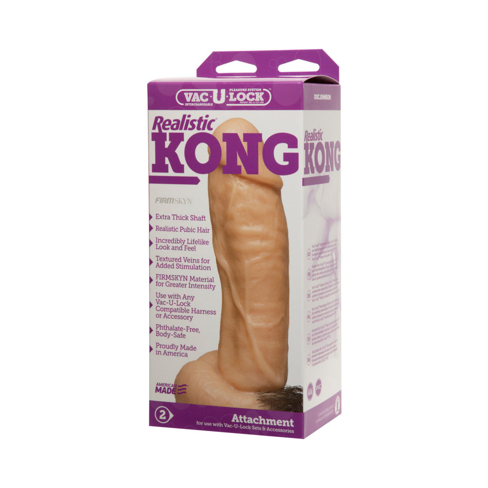 Vac-U-Lock 9.5" Realistic Kong Dong