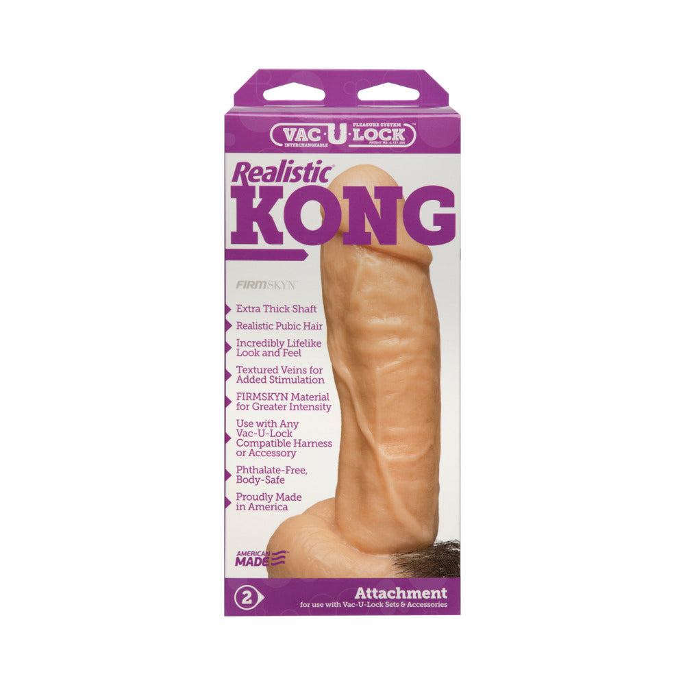 Vac-U-Lock 9.5&quot; Realistic Kong Dong