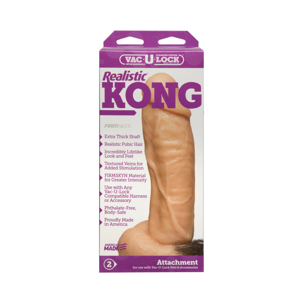 Vac-U-Lock 9.5" Realistic Kong Dong