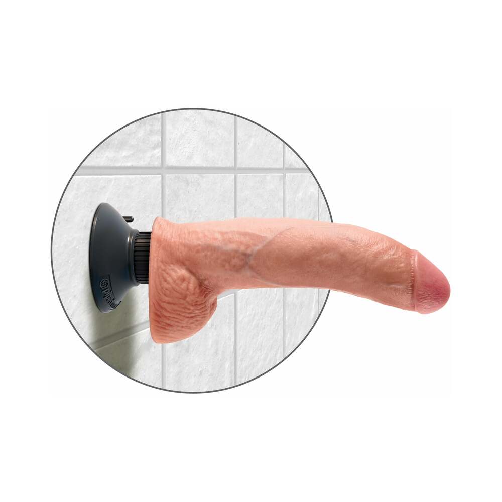 King Cock 9In Vibrating Cock With Balls