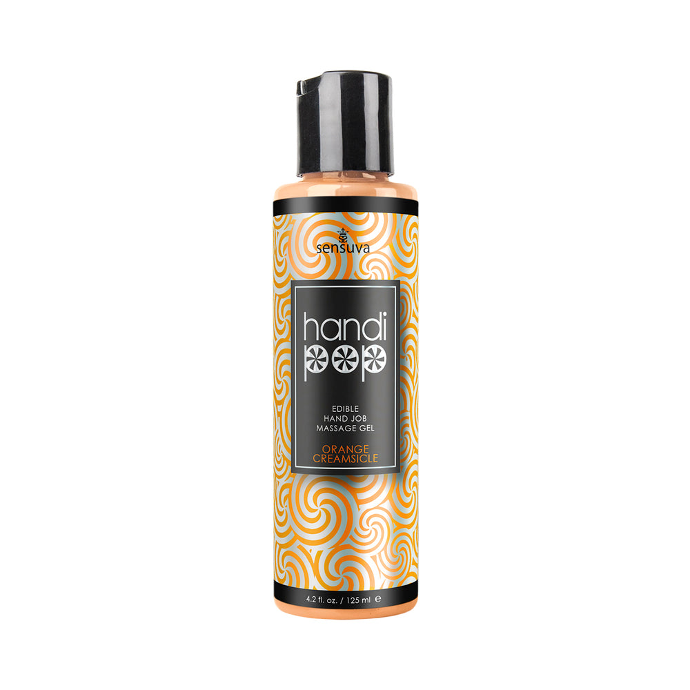 Handipop Orange Creamsicle Hand Job Massage Gel 4.2Oz Bottle