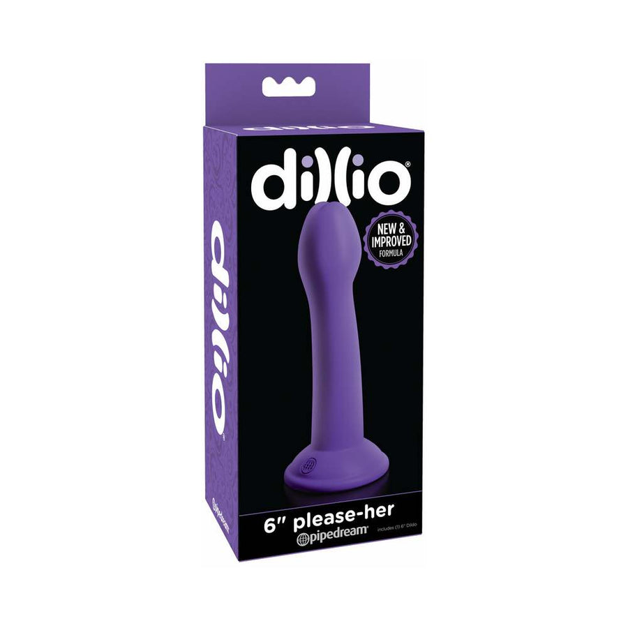 Dillio Purple 6 inches Please Her Dildo