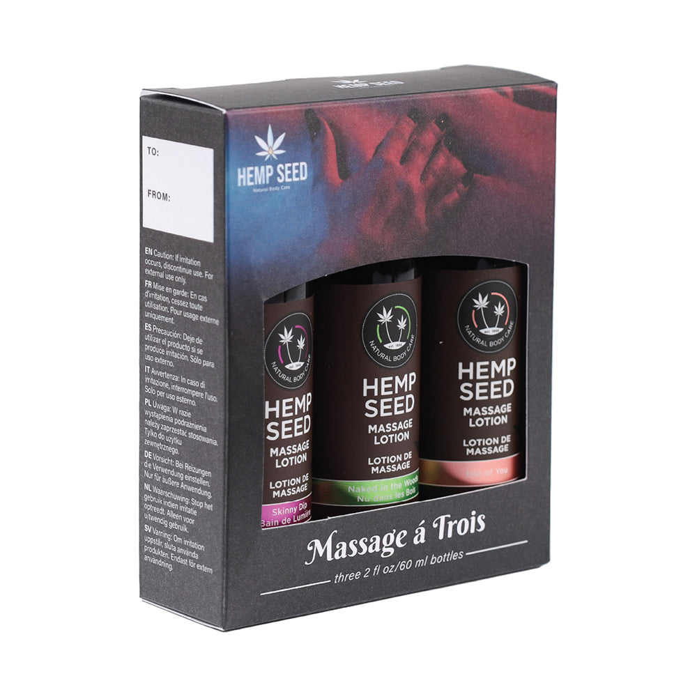 Earthly Body Massage Trio - 2 Oz Isle, Skinny & Naked