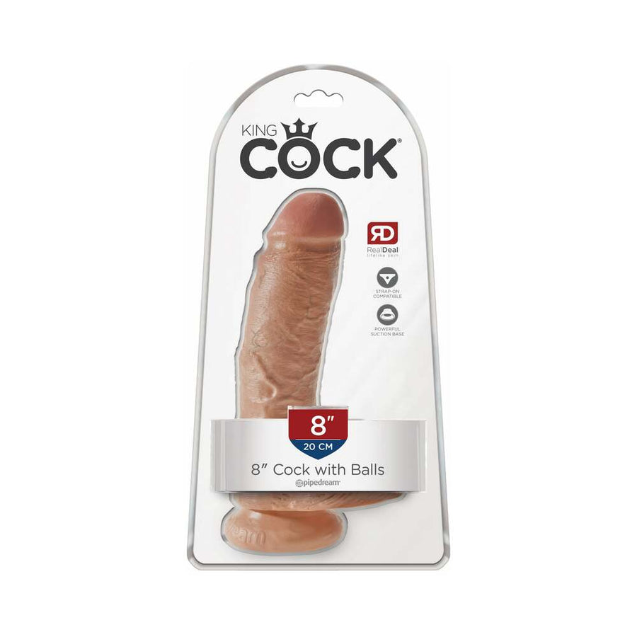 King Cock 8 Inches Cock with Balls