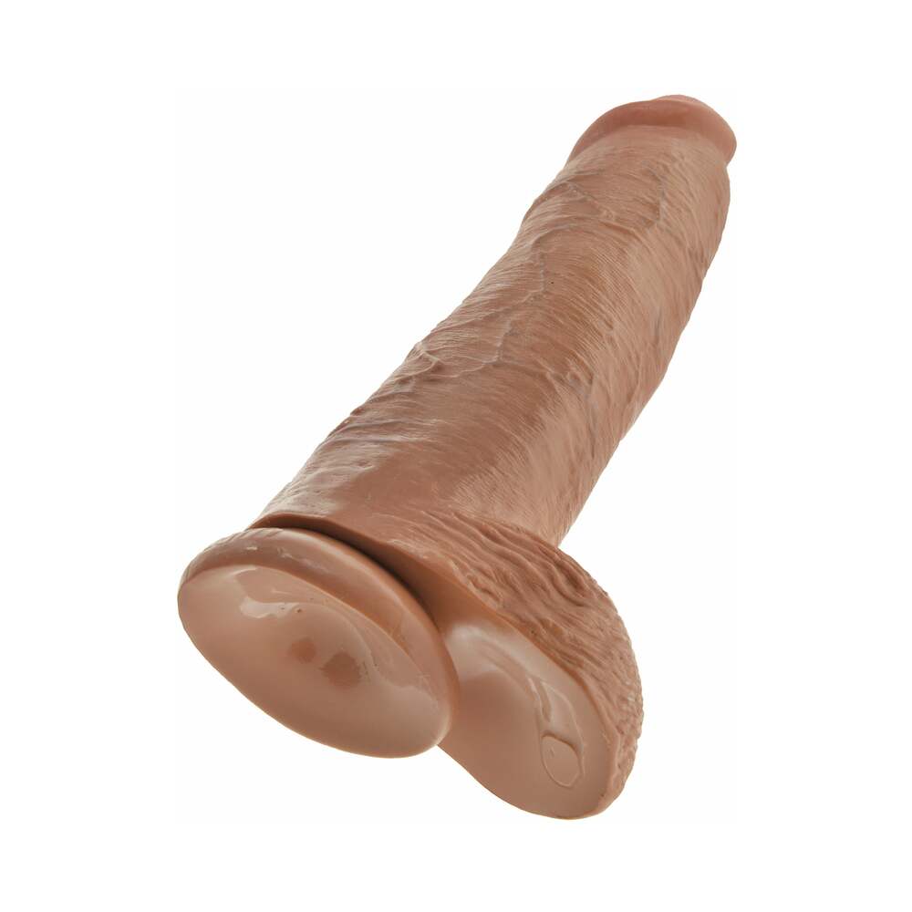 King Cock 12 Inch Cock W/Balls Tan