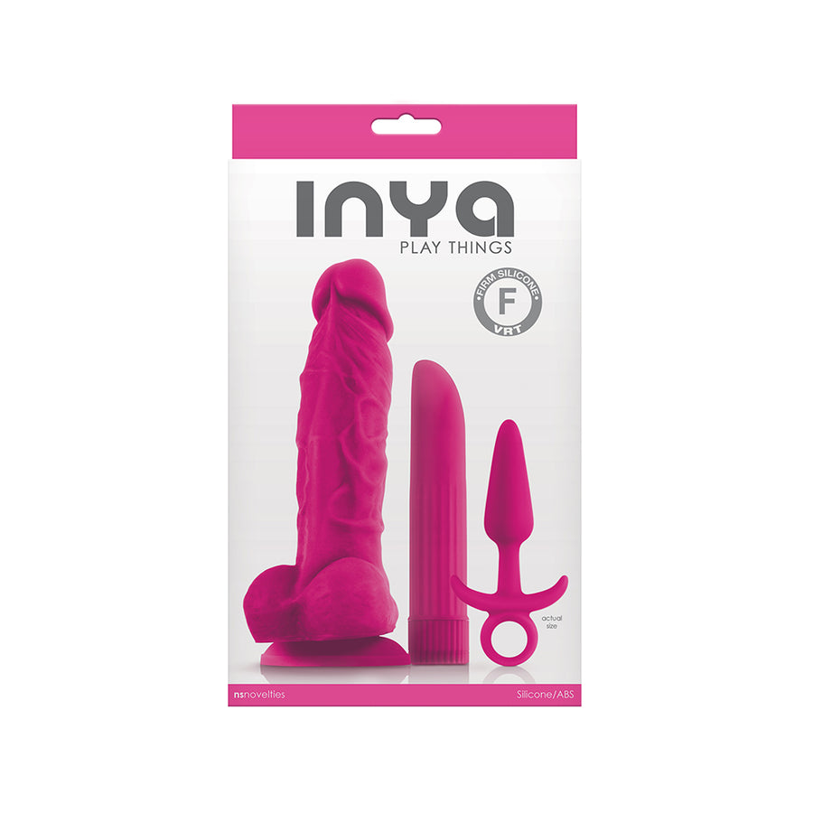 Inya Play Things Set Plug, Dildo &amp; Vibrator