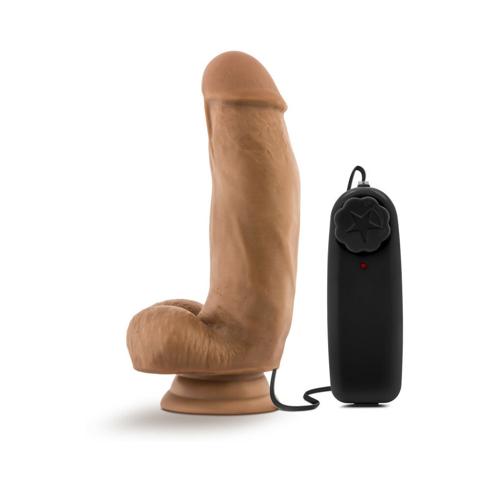 Loverboy - Mma Fighter - 7 Inch Vibrating Realistic Cock - Mocha