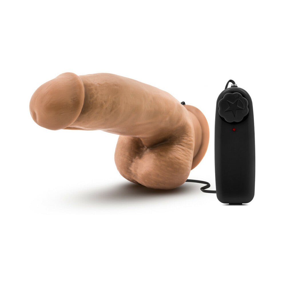 Loverboy - Mma Fighter - 7 Inch Vibrating Realistic Cock - Mocha