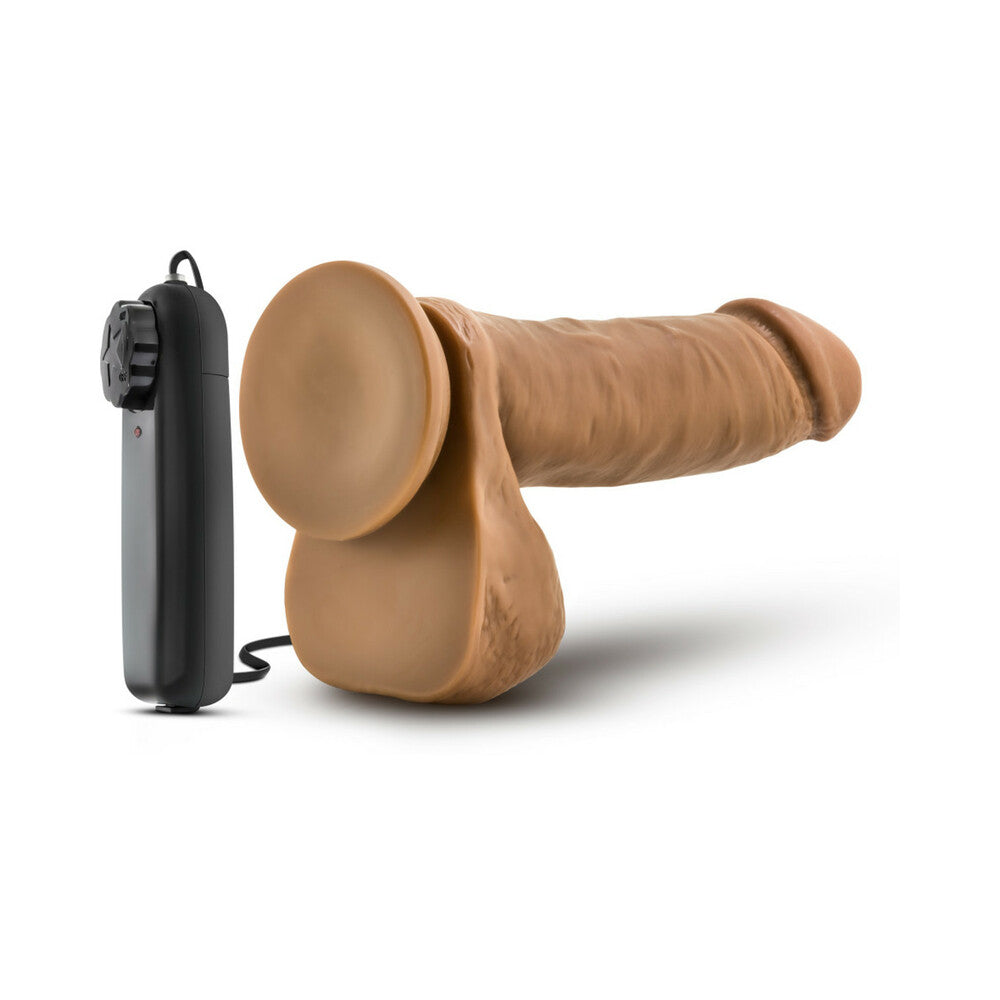 Loverboy - Soccer Champ - Vibrating 8 Inch Realistic Dildo - Mocha