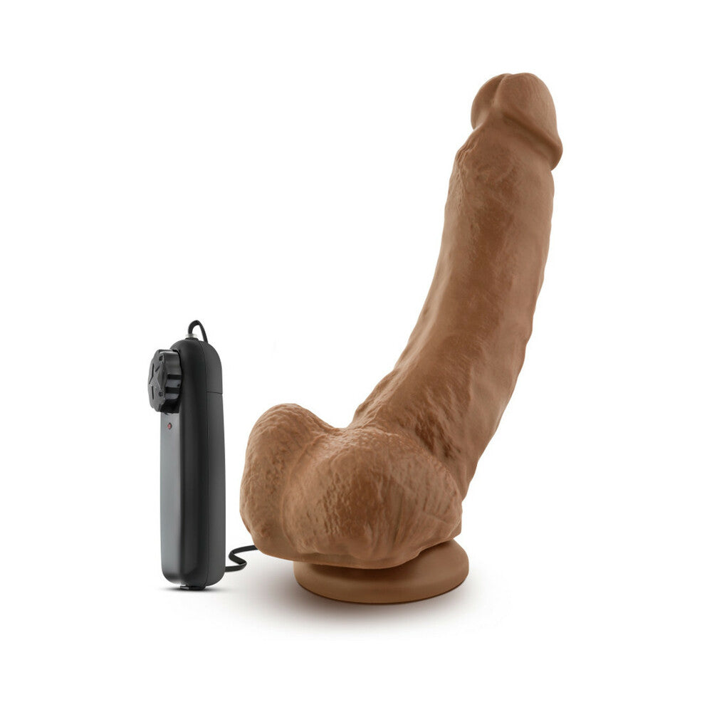 Loverboy - The Boxer - 9 Inch Vibrating Realistic Cock - Mocha