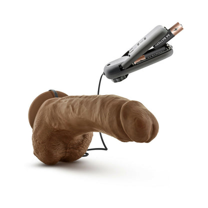 Loverboy - The Boxer - 9 Inch Vibrating Realistic Cock - Mocha