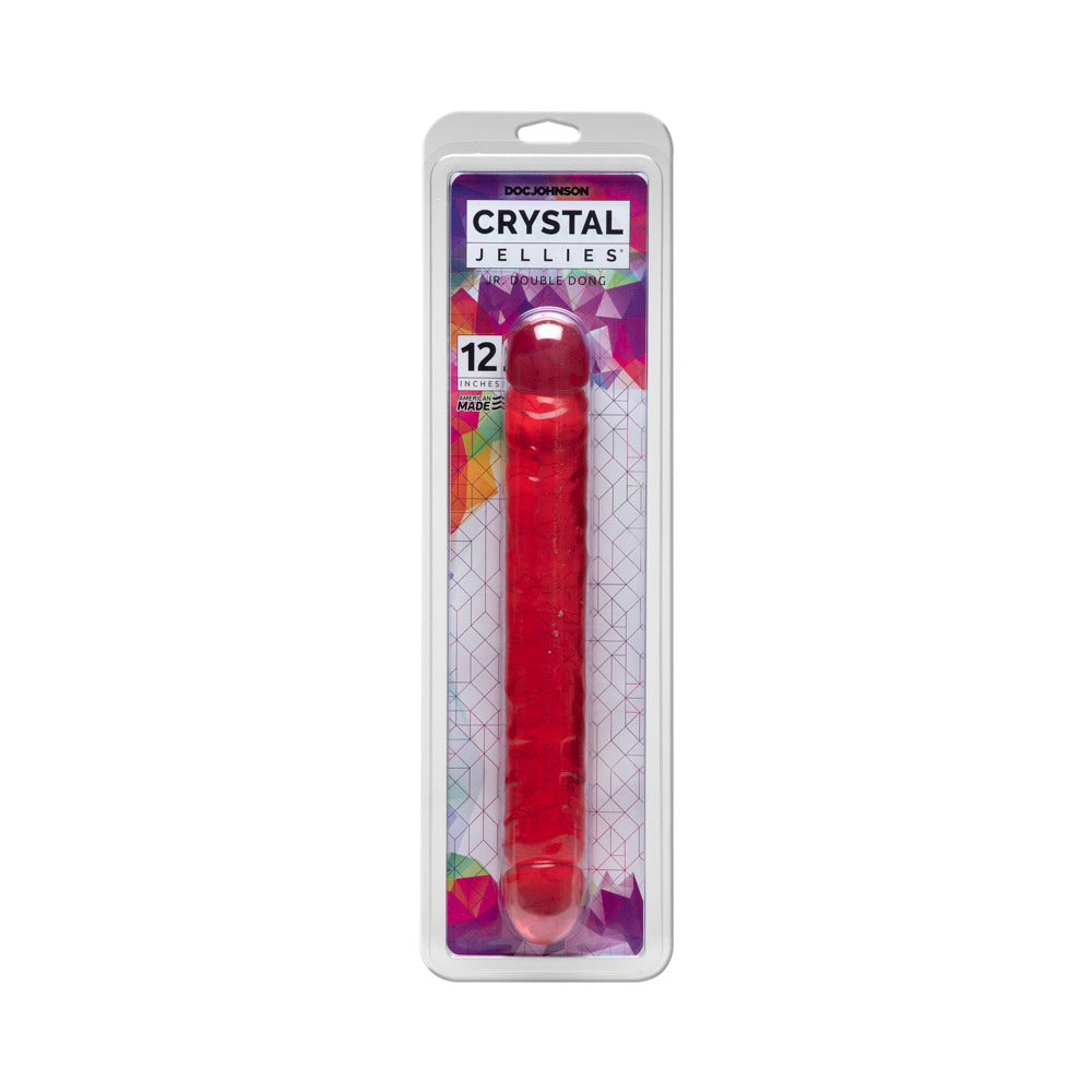 Crystal Jellies Jr Double Dong Pink 12