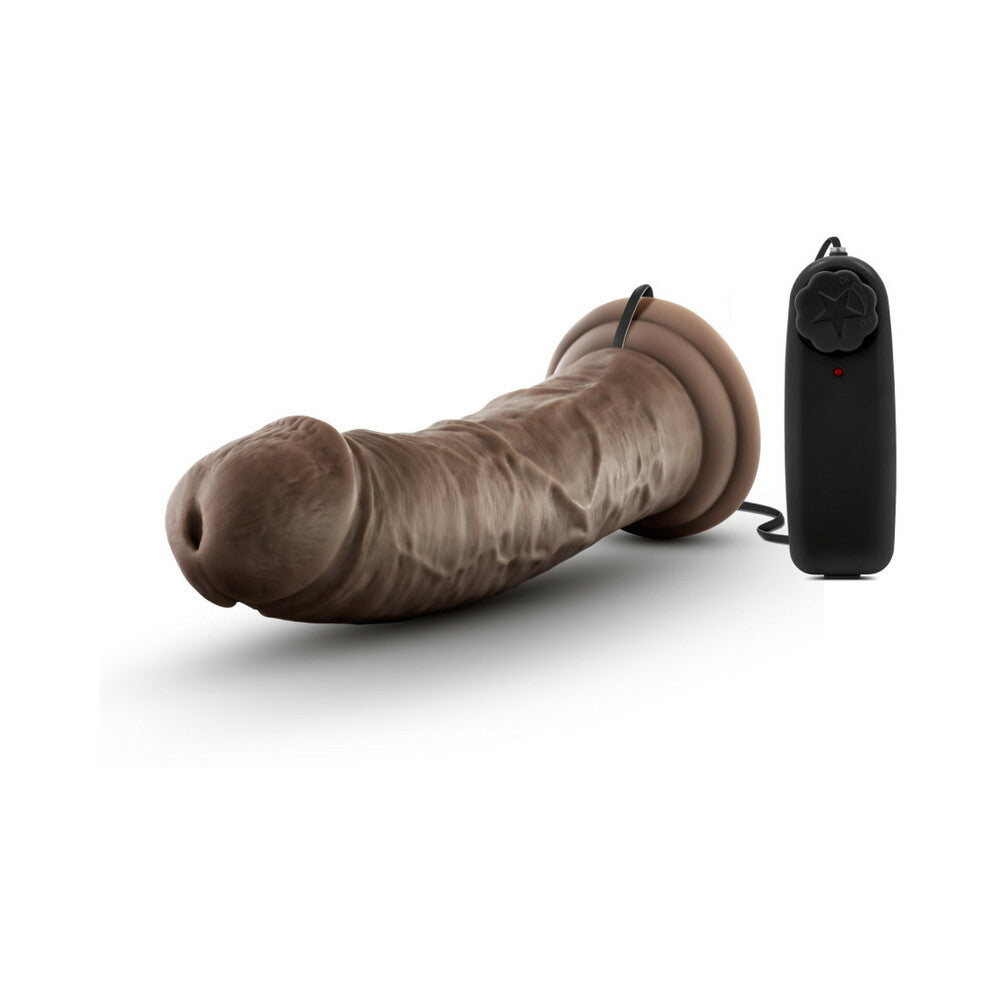 Dr. Skin - Dr. Joe - 8 Inch Vibrating Cock With Suction Cup - Mocha