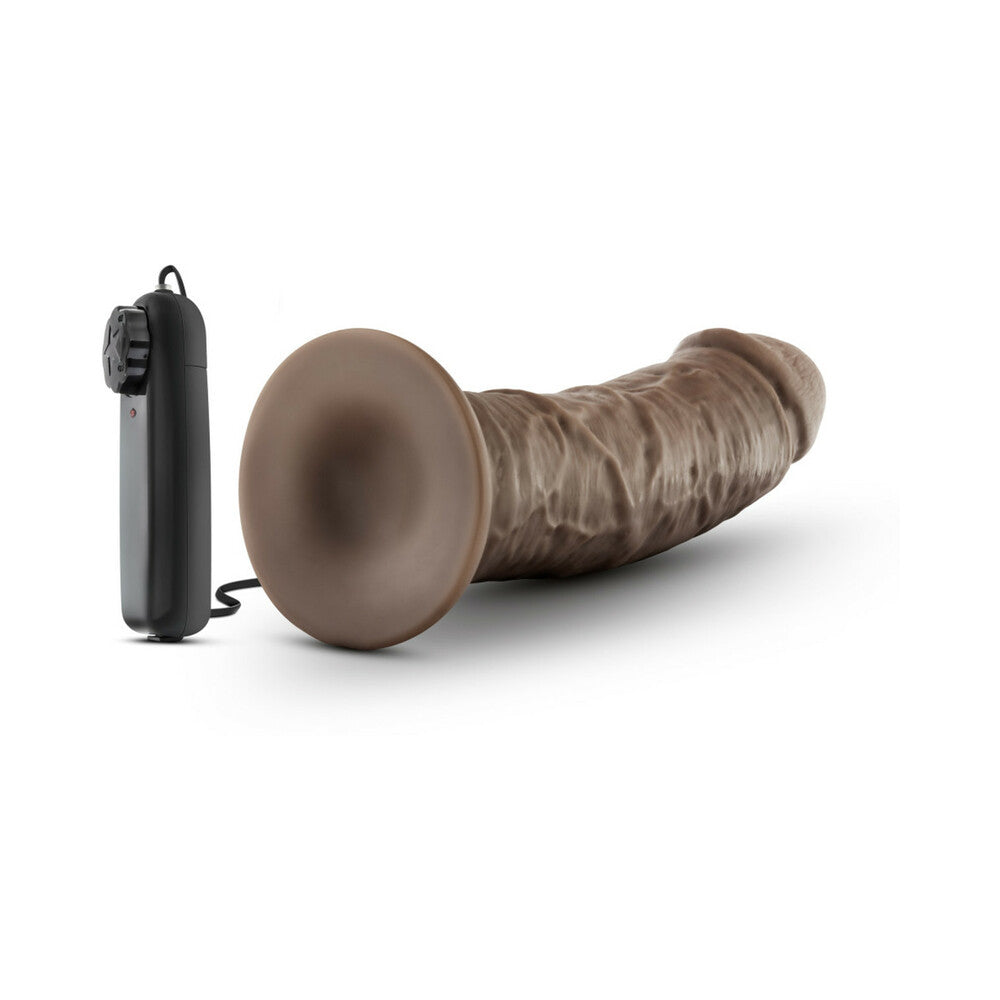Dr. Skin - Dr. Joe - 8 Inch Vibrating Cock With Suction Cup - Mocha