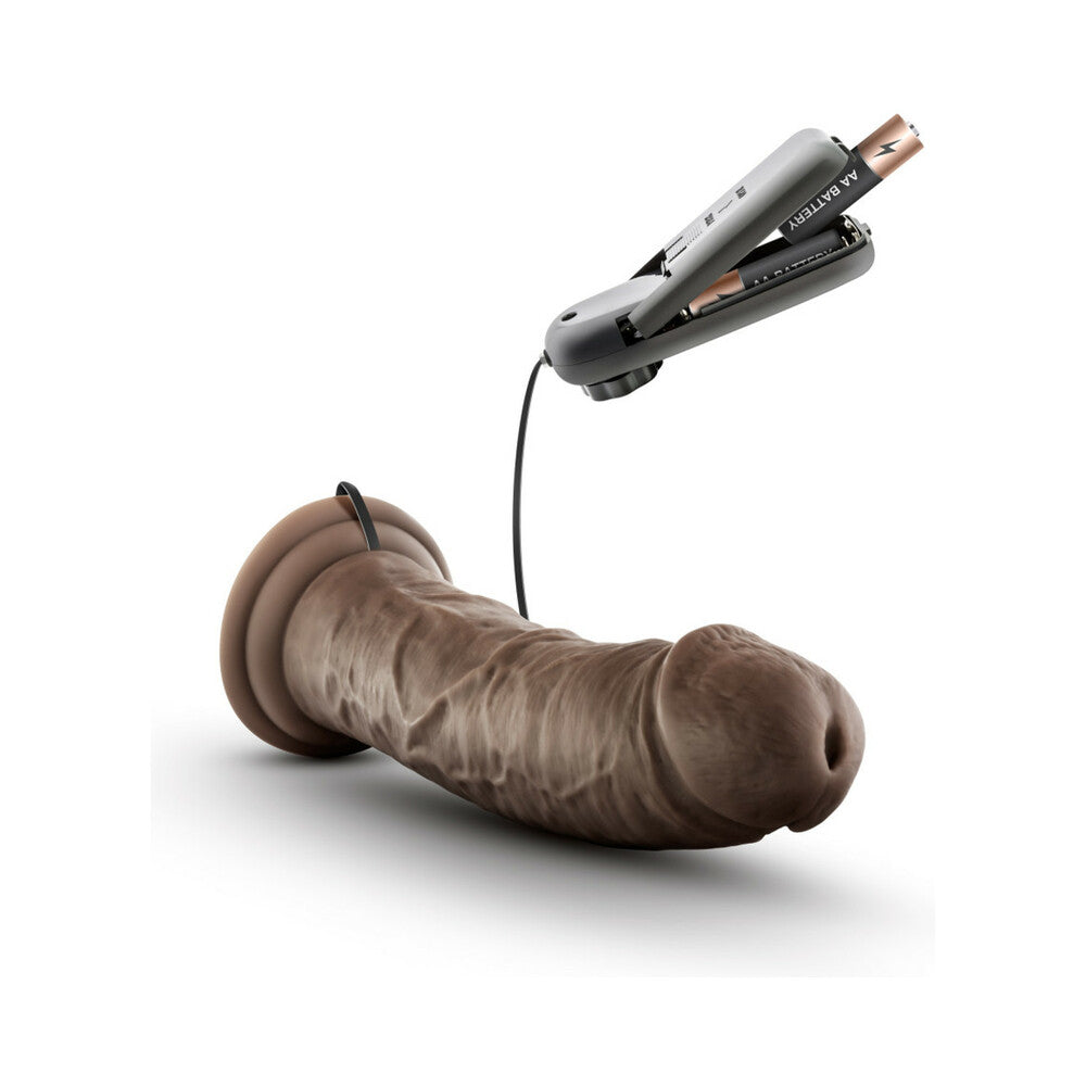 Dr. Skin - Dr. Joe - 8 Inch Vibrating Cock With Suction Cup - Mocha