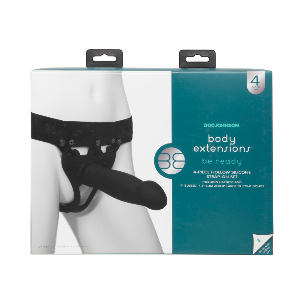 Body Extensions Be Ready 4 Piece Strap On Set