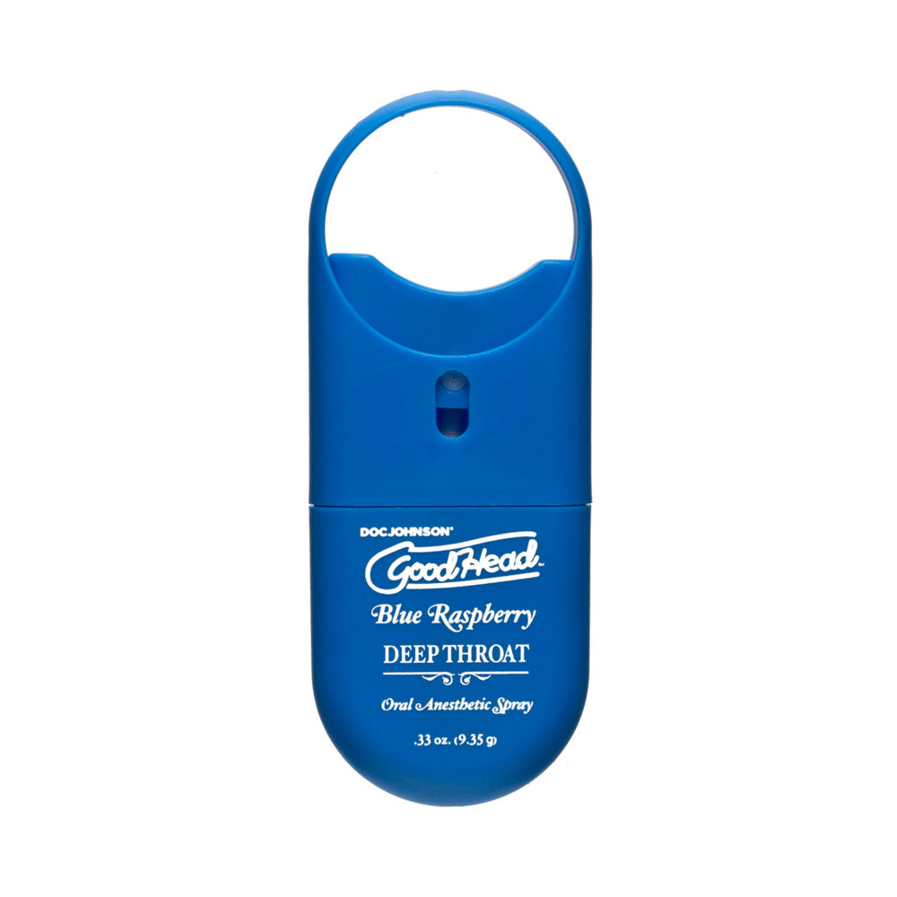 Goodhead Deep Throat Spray To Go Blue Raspberry .33Oz