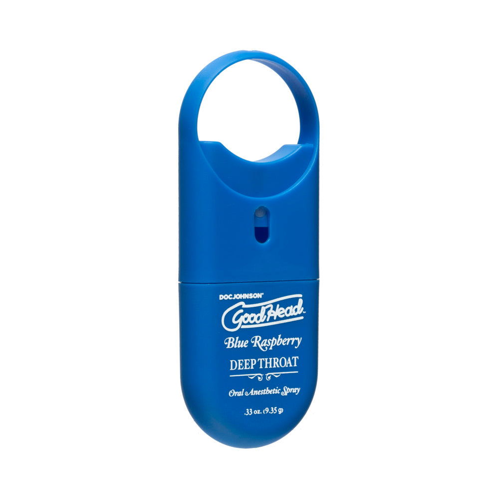 Goodhead Deep Throat Spray To Go Blue Raspberry .33Oz
