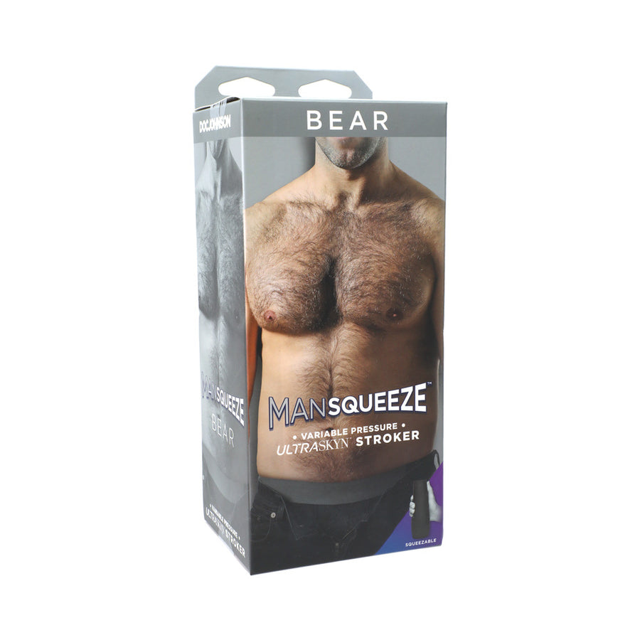 Man Squeeze Bear Ass Francois Sagat Beige Stroker