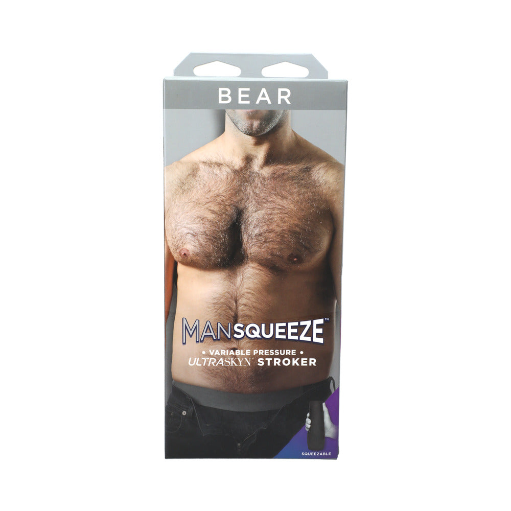 Man Squeeze Bear Ass Francois Sagat Beige Stroker