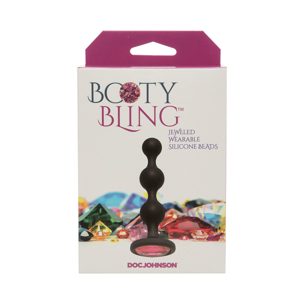 Booty Bling Wearable Silicone Beads - Purple