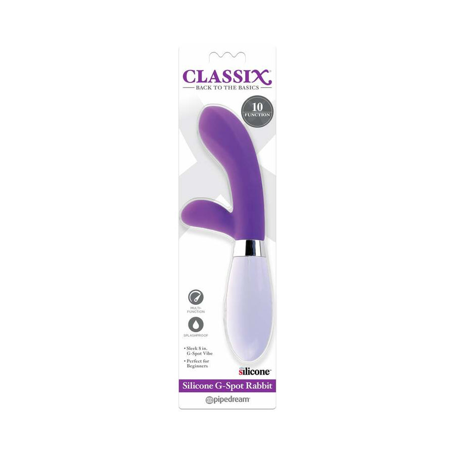 Classix Silicone G-Spot Rabbit - Purple