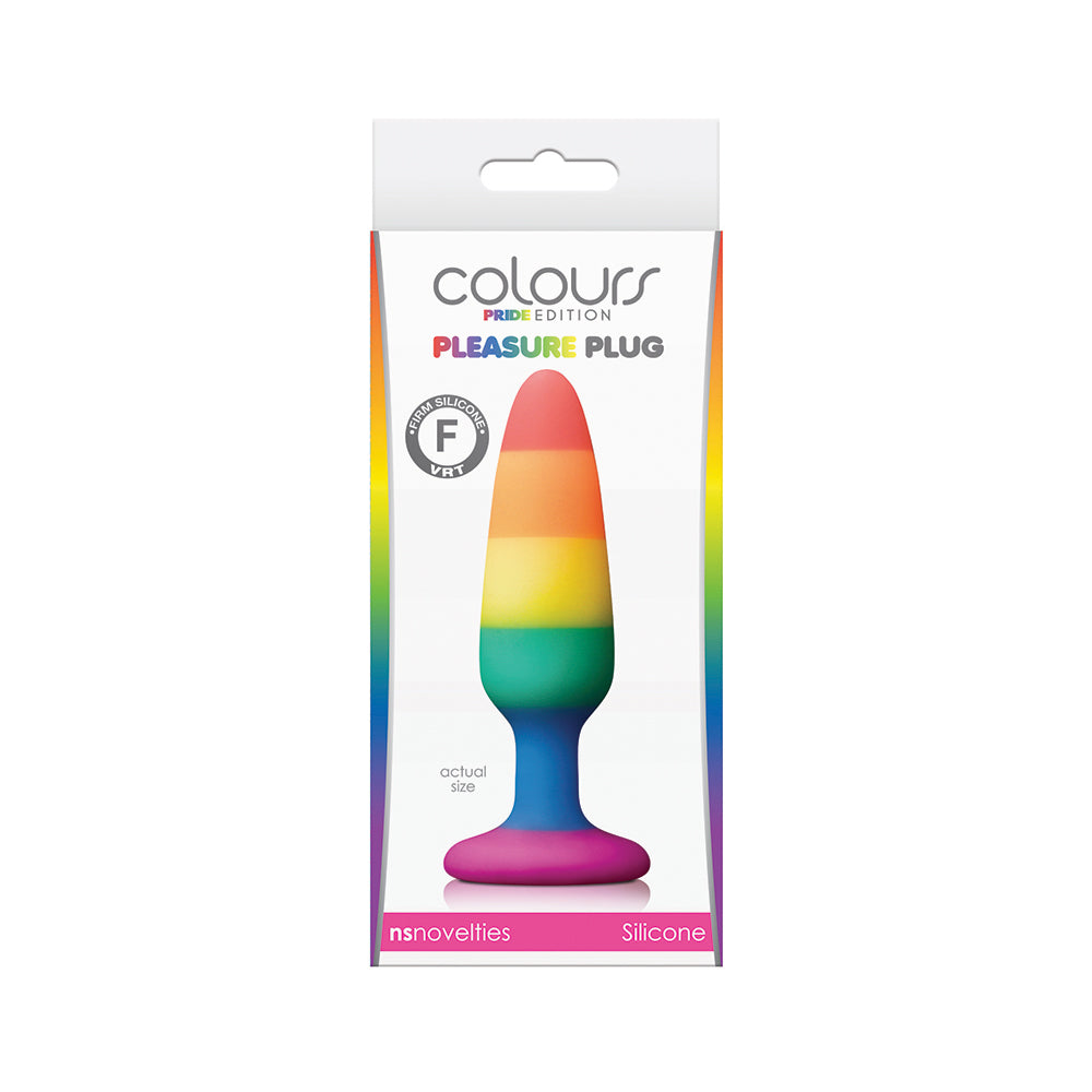 Colours Pride Edition Pleasure Plug Small - Rainbow