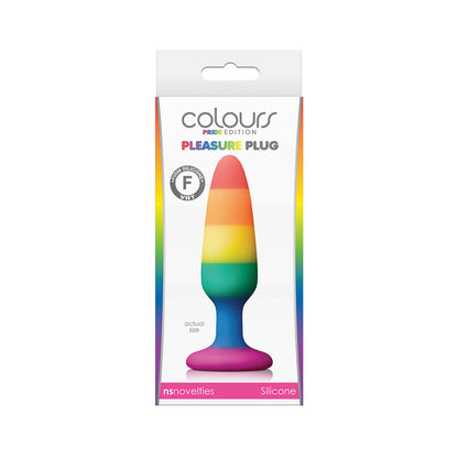 Colours Pride Edition Pleasure Plug Small - Rainbow